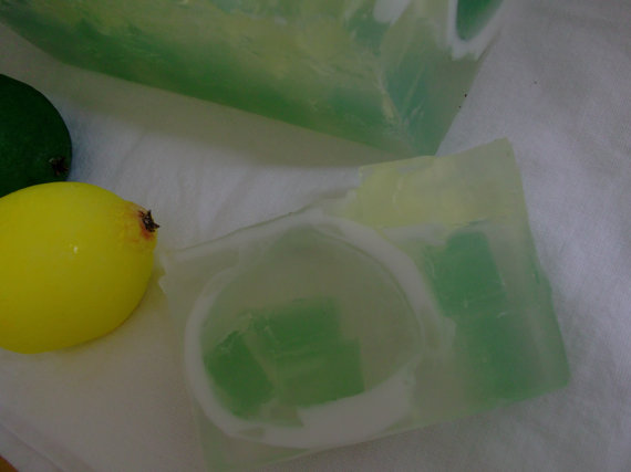 Lemon Bath Moouse, Fruit Soap & Bar. Soap Art